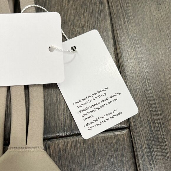 Lululemon Like a Cloud Bra *Light Support, B/C Cup Warm Ash Grey - Picture 6 of 10